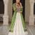 GREEN WHITE PRINT KUTCHI GAMTHI COTTON NAVRATRI STITCHED LEHENGA CHOLI
