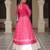PINK WHITE PRINT KUTCHI GAMTHI COTTON NAVRATRI STITCHED LEHENGA CHOLI