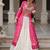 PINK WHITE PRINT KUTCHI GAMTHI COTTON NAVRATRI STITCHED LEHENGA CHOLI