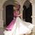 PURPLE WHITE PRINT KUTCHI GAMTHI COTTON NAVRATRI STITCHED LEHENGA CHOLI