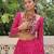 PINK BANDHANI PRINT GAMTHI EMBROIDERED GEORGETTE NAVRATRI  STITCHED LEHENGA CHOLI