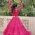 PINK BANDHANI PRINT GAMTHI EMBROIDERED GEORGETTE NAVRATRI  STITCHED LEHENGA CHOLI