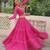 PINK BANDHANI PRINT GAMTHI EMBROIDERED GEORGETTE NAVRATRI  STITCHED LEHENGA CHOLI