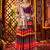 Multi-Color Muslin Thread Work Navratri Wear Lehenga Choli