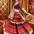 Multi-Color Muslin Thread Work Navratri Wear Lehenga Choli