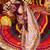 Multi-Color Muslin Thread Work Navratri Wear Lehenga Choli