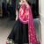 Black Georgette Patola Printed Navratri Wear Lehenga Choli