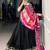 Black Georgette Patola Printed Navratri Wear Lehenga Choli