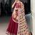 Maroon Georgette Digital Printed Festival Wear Lehenga Choli