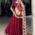 Maroon Georgette Digital Printed Festival Wear Lehenga Choli