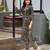 Multicolor cotton floral printed straight kurta with pant