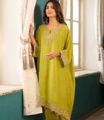 Aster fern premium fusion wear kaftan set