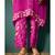 Aster grape premium fusion wear kaftan set