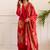 Kabool hibiscus work suit set