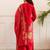 Kabool hibiscus work suit set