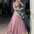 Mauve Georgette Lehenga Choli With Bandhani Dupatta