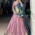 Mauve Georgette Lehenga Choli With Bandhani Dupatta
