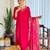 Women's Beautiful Viscose Embroidery work Straight Kurta with Pant and Dupatta Set