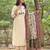 Off White Embroidered Cotton Flex Kurta and Pant Set with Chanderi Dupatta