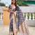 Grey soft silk blend saree with zari weaving meenakari design