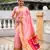 Bebby pink silk blend saree with paithani rich weaved pallu and blouse