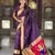 Wine silk blend saree with paithani rich weaved pallu and blouse