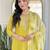 Liril sequence embroidery viscos chanderi silk kurta set with nazmin printed dupatta