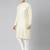 Cream pathani kurtas