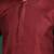 Red bangalore silk kurta for men with embroidered work