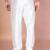 Cream banarasi silk churidar for men with solid design