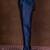 Navy blue banarasi silk churidar for men with solid design