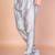 Grey banarasi silk churidar for men with solid design