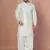 Green bangalorian silk kurta patiala set for men with embroidery work