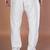 Cream cotton pyjama for men with solid design