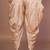 Beige cotton blend patiala for men with solid design