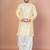 Lemon bangalorian silk kurta for men with embroidery work