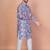 Multicolor cotton blend kurta for men with printed design