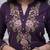 Purple Embroidered Cotton Suit Set with Dupatta