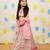 Pink embroidered cotton lehenga set