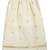 Cream printed cotton mundu