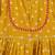 Yellow printed cotton kurta pyjama