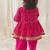Pink printed cotton kurta pyjama