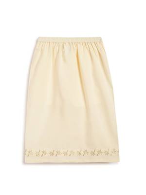 Cream printed cotton mundu 3