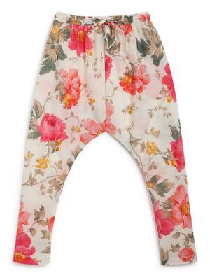 Cream printed cotton nehru jacket set 2