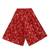 Red embroidered cotton 3 piece co ord set