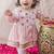 Pink embroidered viscose kurta pyjama