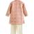 Pink embroidered viscose sherwani
