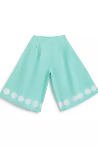 Blue plain cotton co ord set
