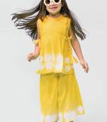 Yellow plain cotton co ord set