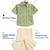Green printed cotton co ord set